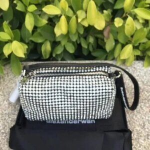 Alexander Wang heiress rhinestone mess pouch